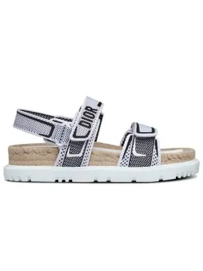 Act Technical Mesh Rubber Sandal White