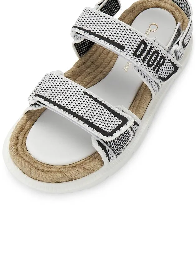 Act Technical Mesh Rubber Sandal White