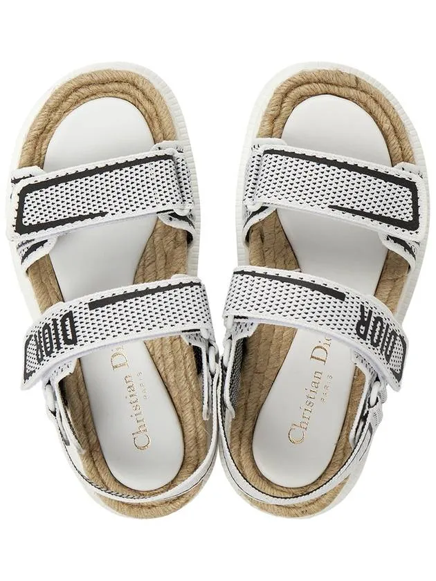 Act Technical Mesh Rubber Sandal White