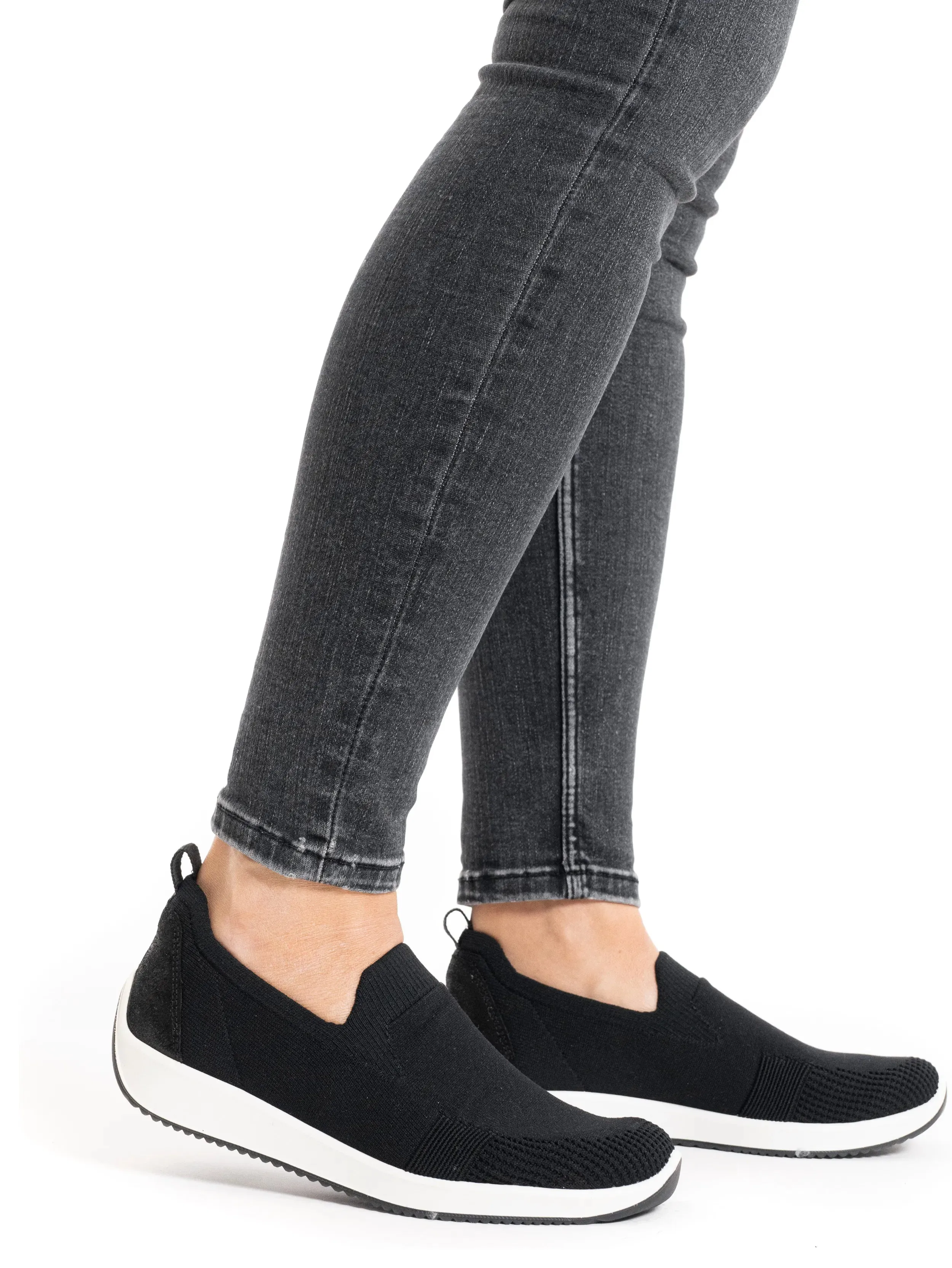 ARA Women's Lissabon Leena III Slip on shoes Black