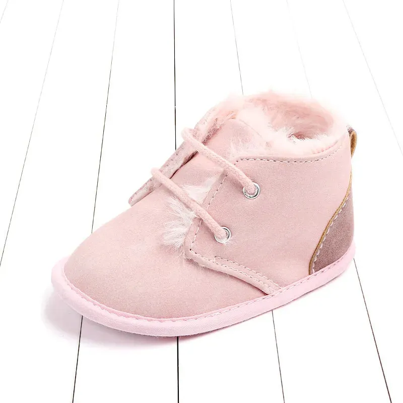 Baby Girls Boys Winter Keep Warm Shoes First Walkers Sneakers Kids