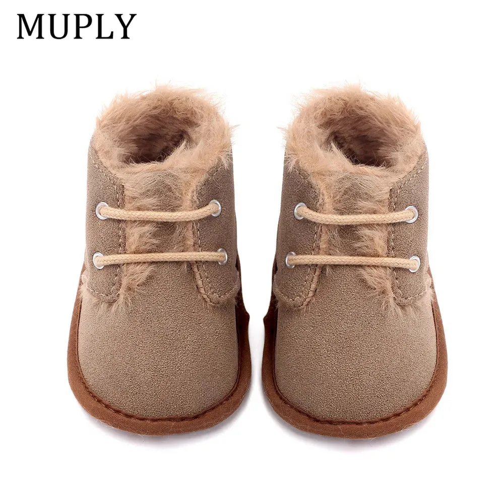 Baby Girls Boys Winter Keep Warm Shoes First Walkers Sneakers Kids