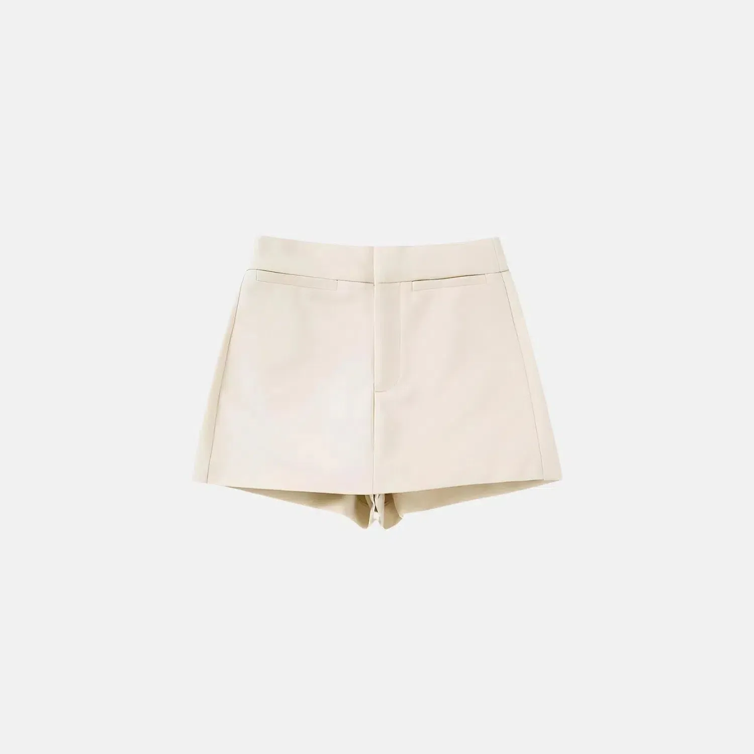 Bambù Éco Set – Cream – Cropped blazer and shorts
