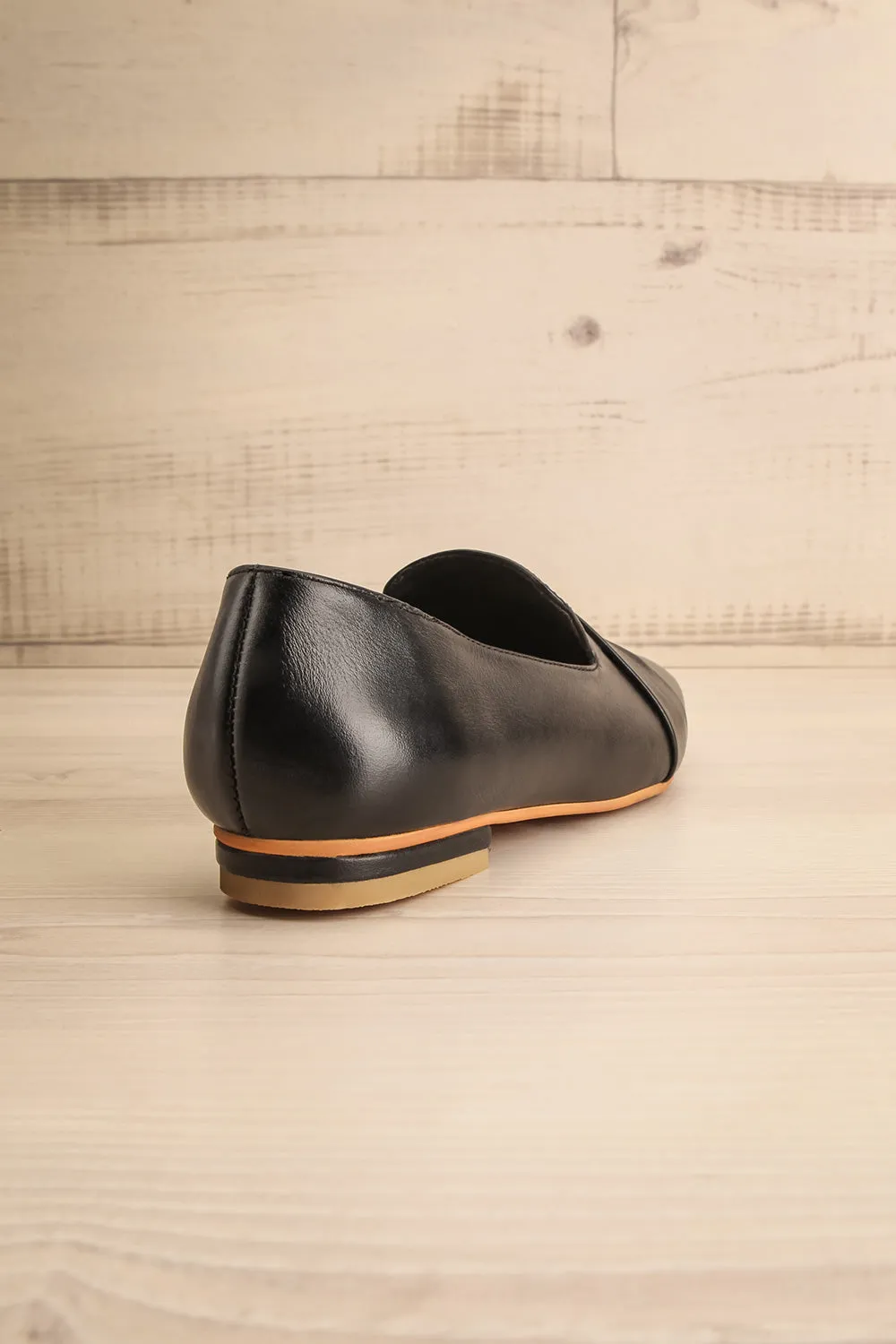 Baru | Black Leather Loafers