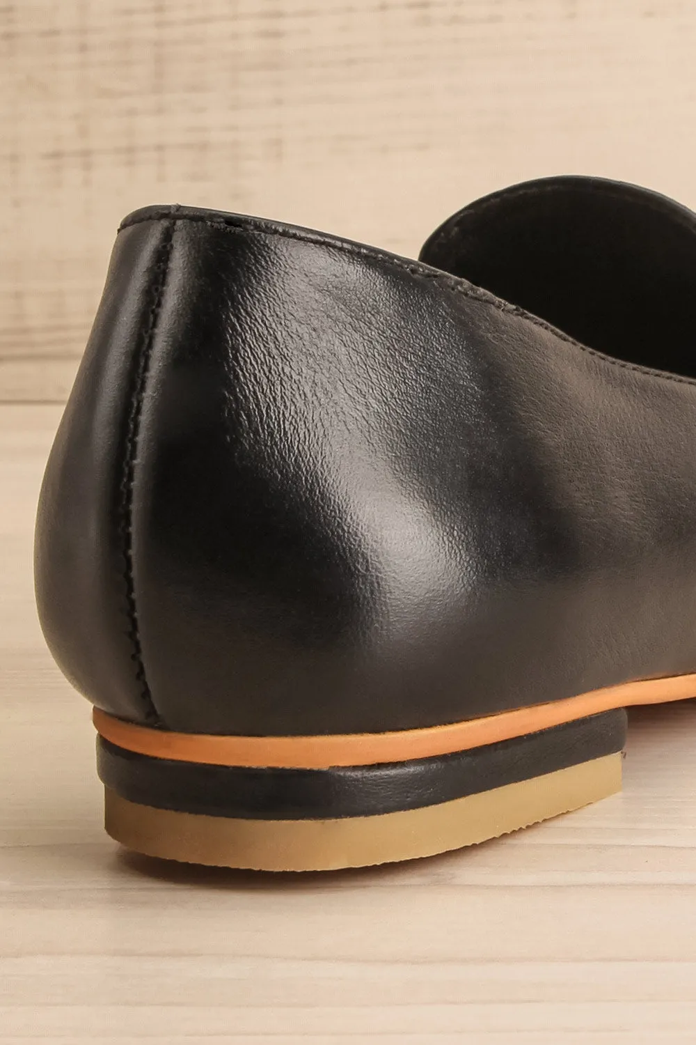 Baru | Black Leather Loafers