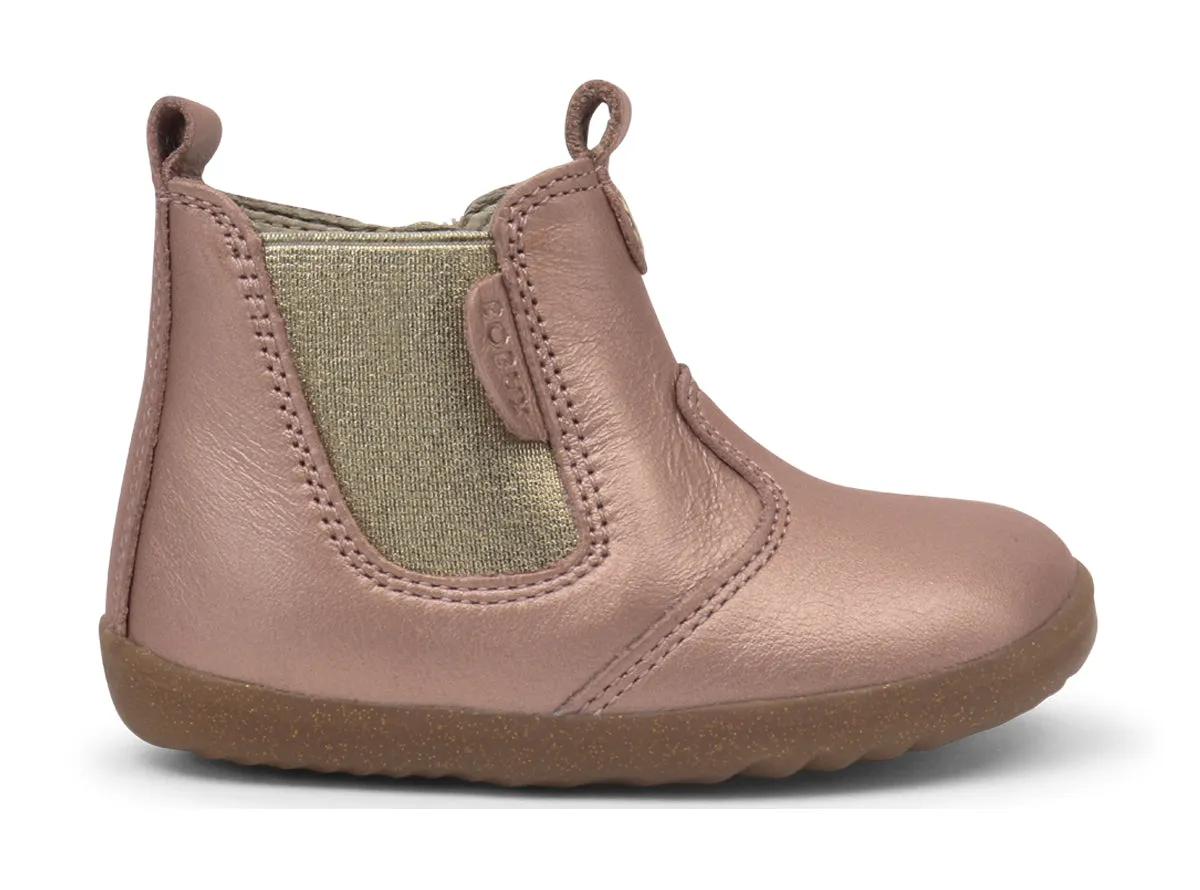 Bobux Step Up Jodhpur Boot (Rose Gold)