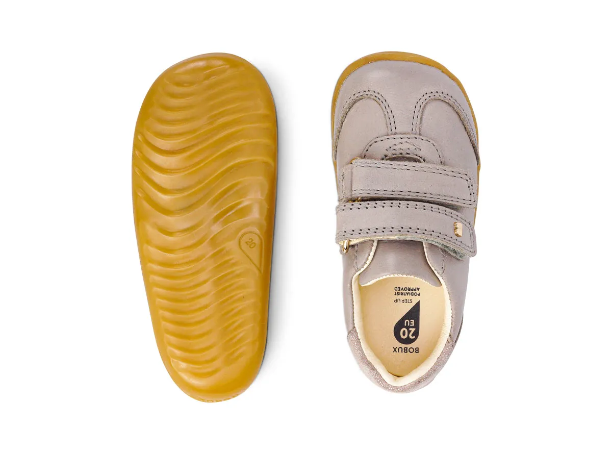 Bobux Step Up - Sprite Taupe   Silver