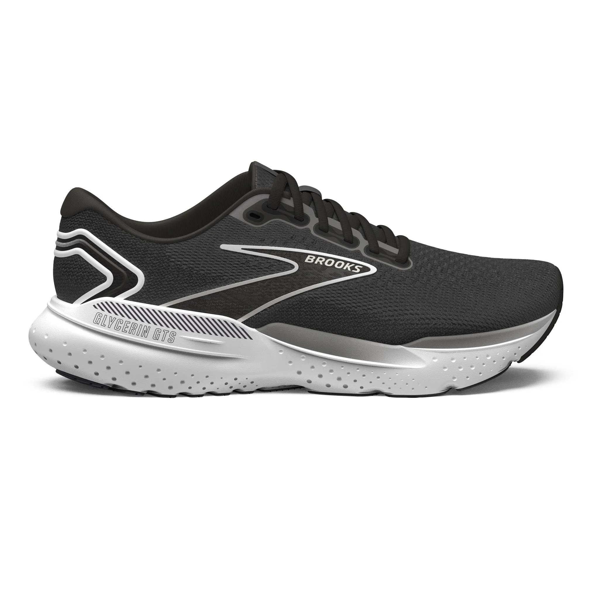 Brooks Glycerin GTS 21 Black Grey White Men's