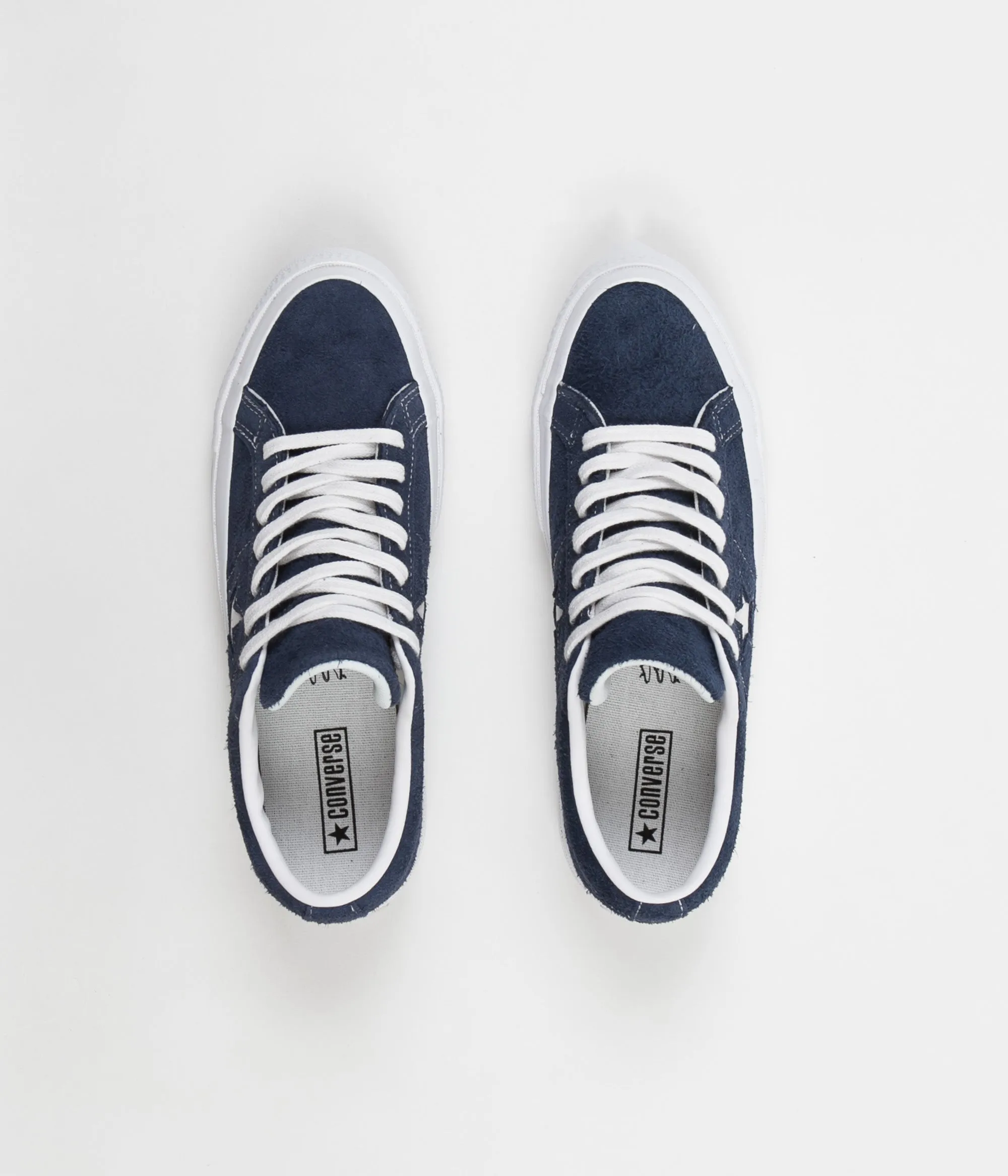 Converse One Star Ox Shoes - Navy / White / White