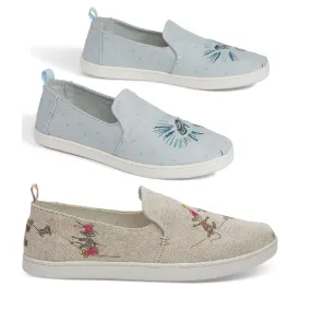 Disney X TOMS  Cinderella Women's Deconstructed Alpargatas, 5.5M