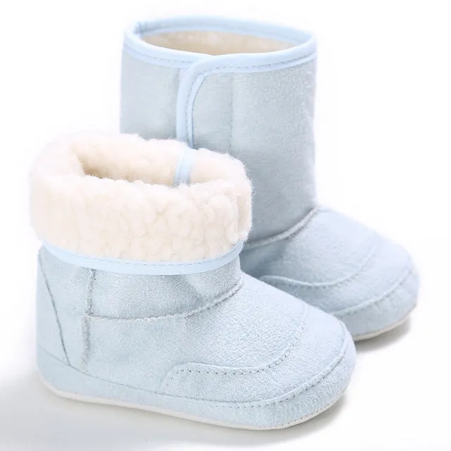 E&Bainel New Winter Super Warm Newborn Baby Girls First Walkers Shoes Infant Toddler Soft Rub