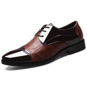 Elegant Men's Leather Business Casual Footwear