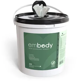 Embody™ Refreshing Natural Body Wipes | Yoga, Pilates, Jiu-Jitsu, Martial Arts | Tea Tree & Eucalyptus