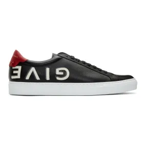 Givenchy Black Reverse Logo Urban Street Sneakers