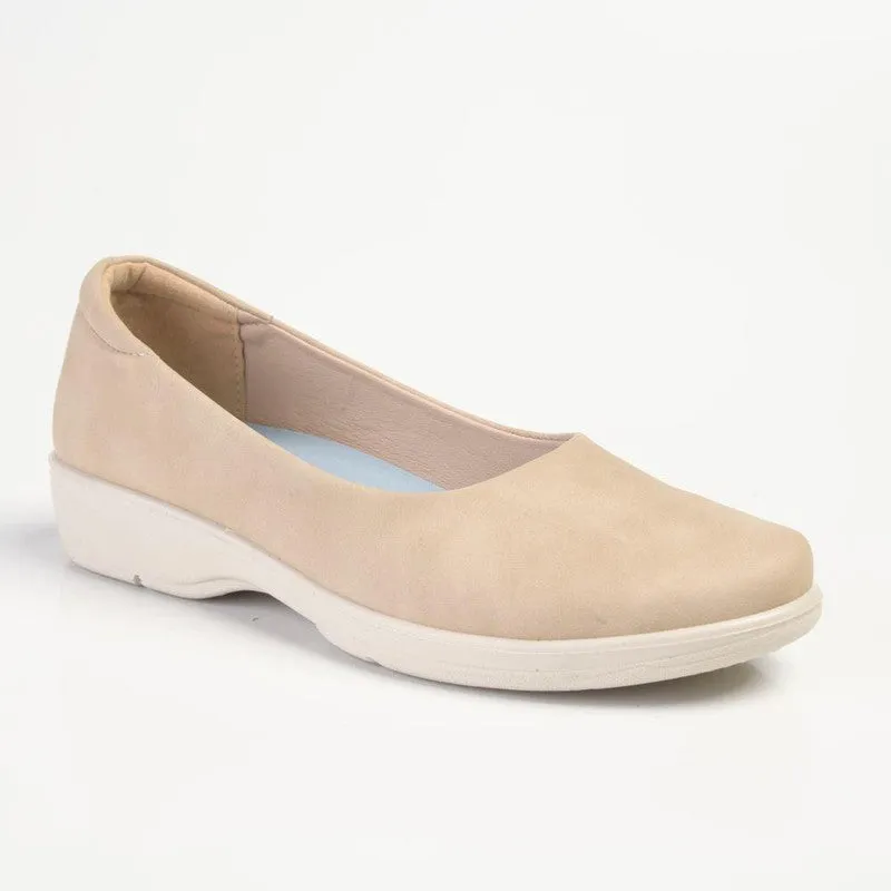 Hush Puppies Flat Court Walker - Beige