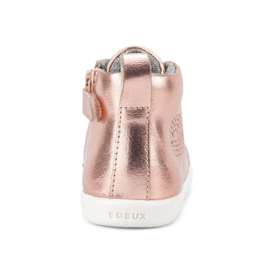 IWalk IW Bobux Alley Oop Boot Leather Todlers Rose Gold Metallic 637113