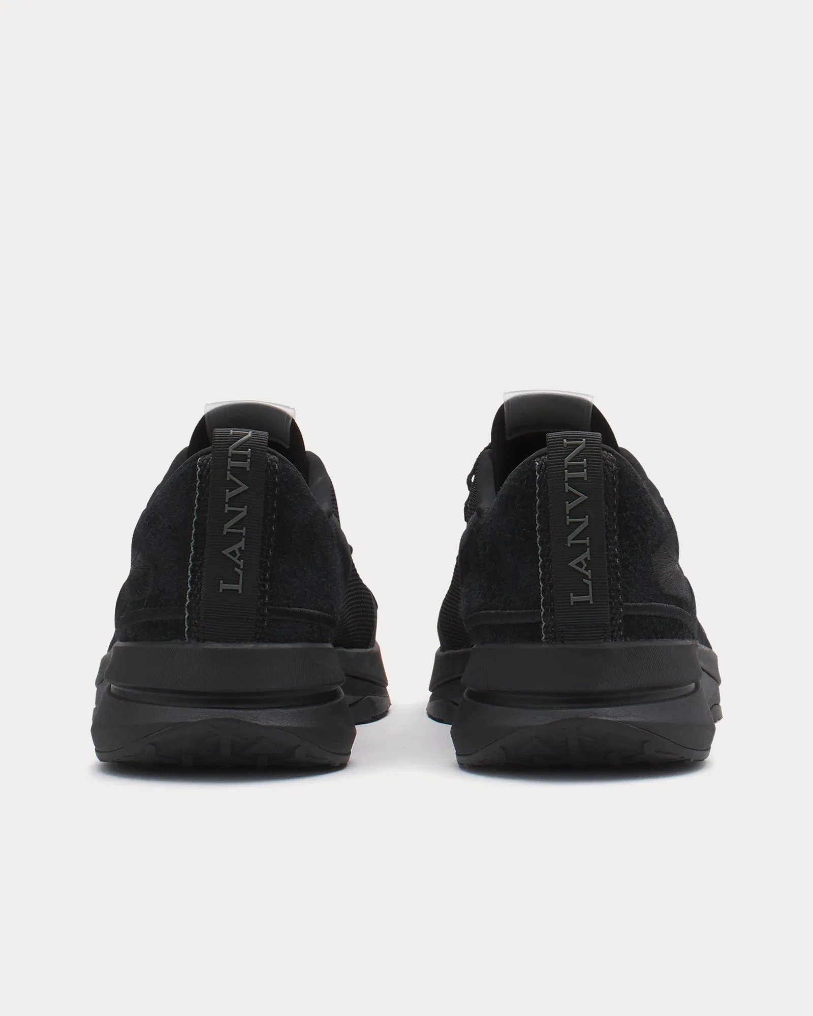 L-I Mesh Black / Black Low Top Sneakers