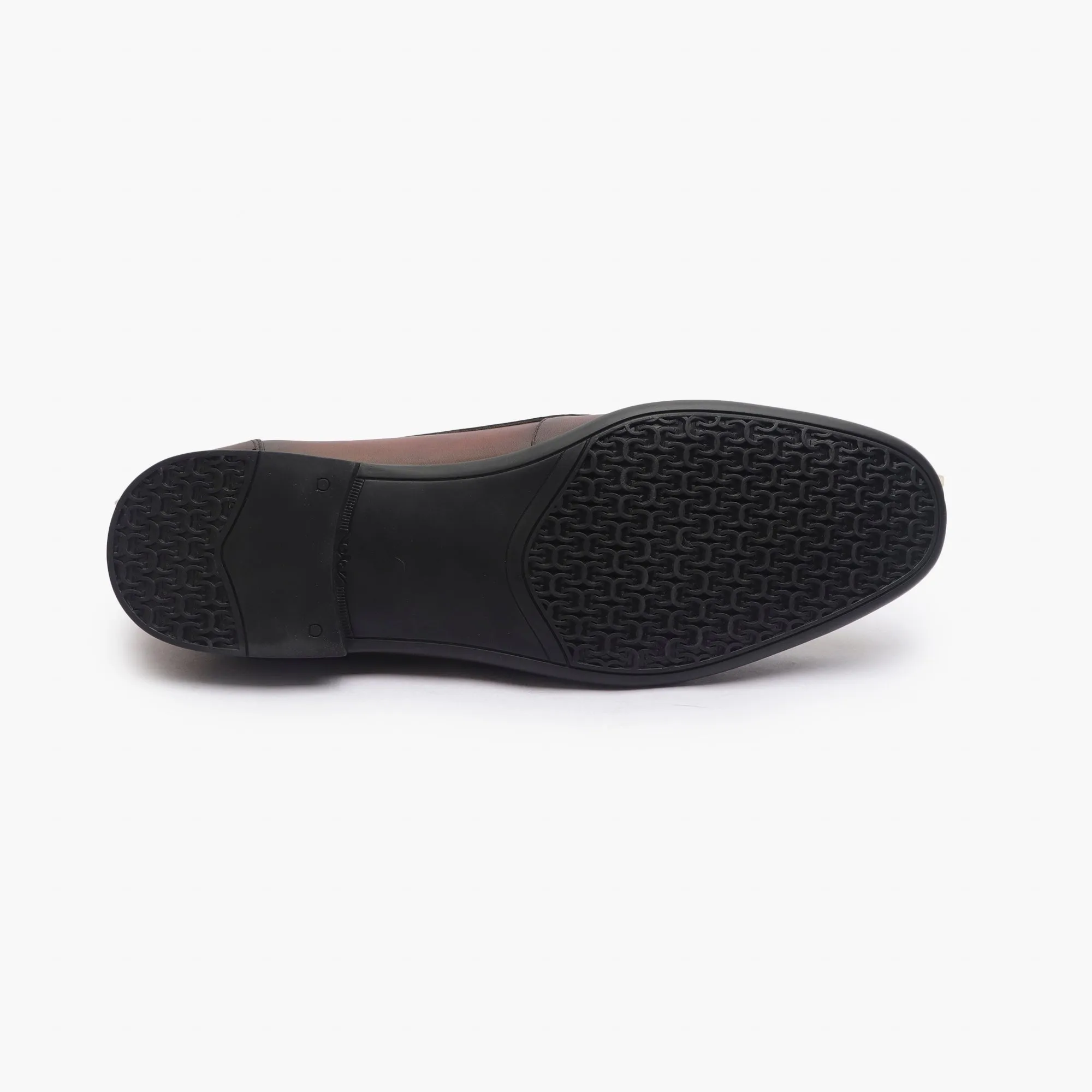 Loafers With Chainlink Buckle