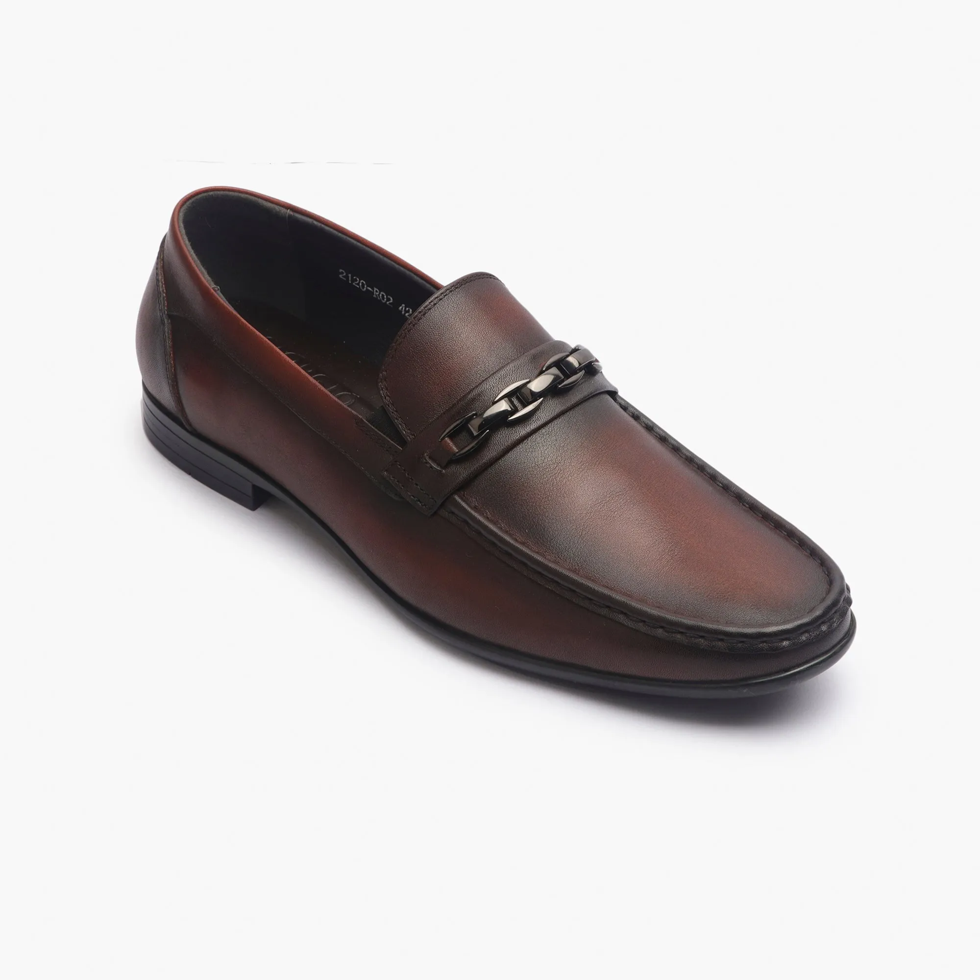 Loafers With Chainlink Buckle