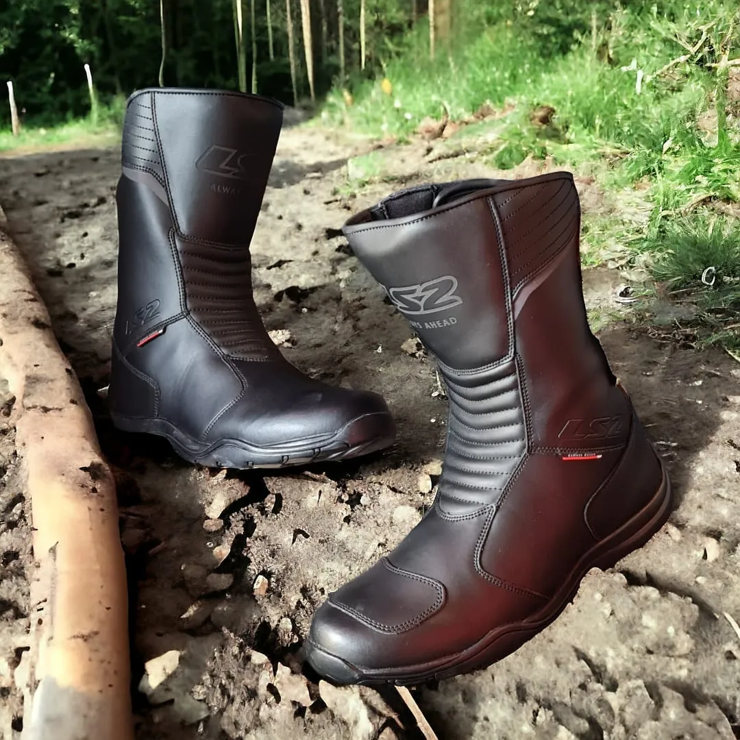 LS2 Urano Man Boots Black Waterproof