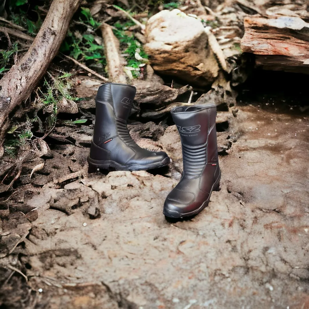 LS2 Urano Man Boots Black Waterproof