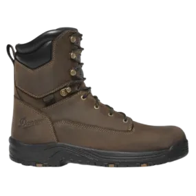 Men's Caliper 8" Plain Toe WTPF 400G Slip Resist Work Boot | Brown