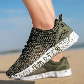 Men’s Quick-Dry Aqua Shoes – Breathable Water Sneakers for Trekking, Beach, and Outdoor Fishing
