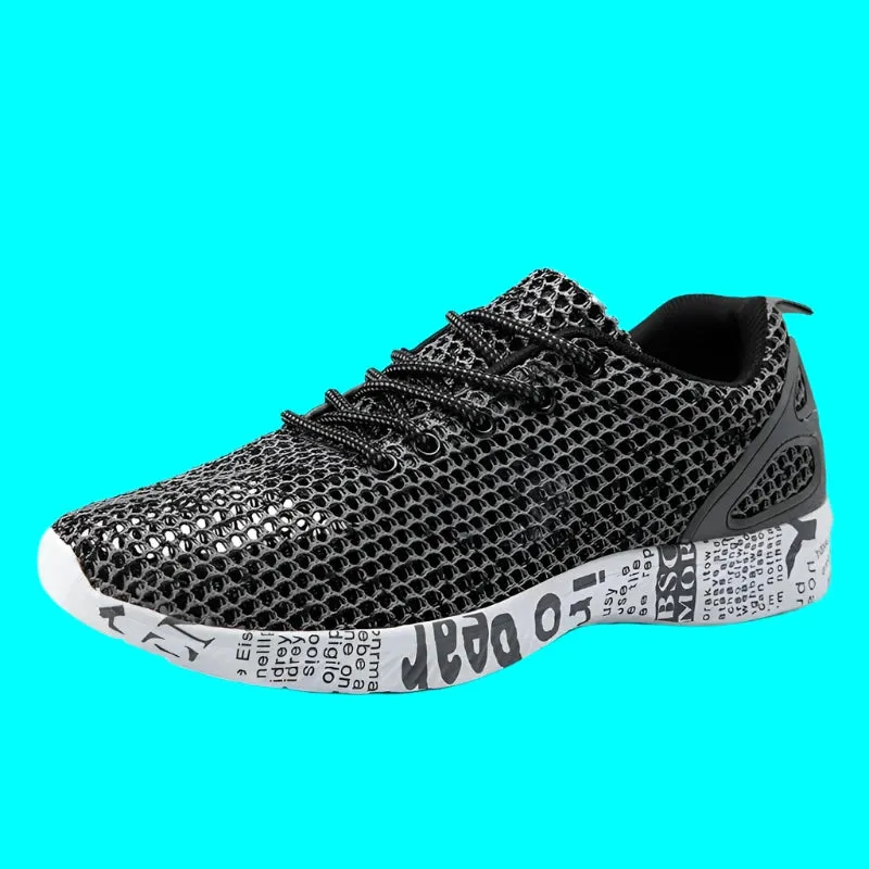 Men’s Quick-Dry Aqua Shoes – Breathable Water Sneakers for Trekking, Beach, and Outdoor Fishing