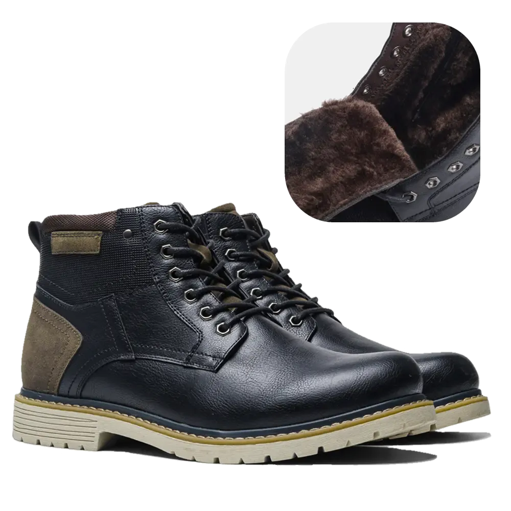 Mens Winter leather boots  Snow Shoes