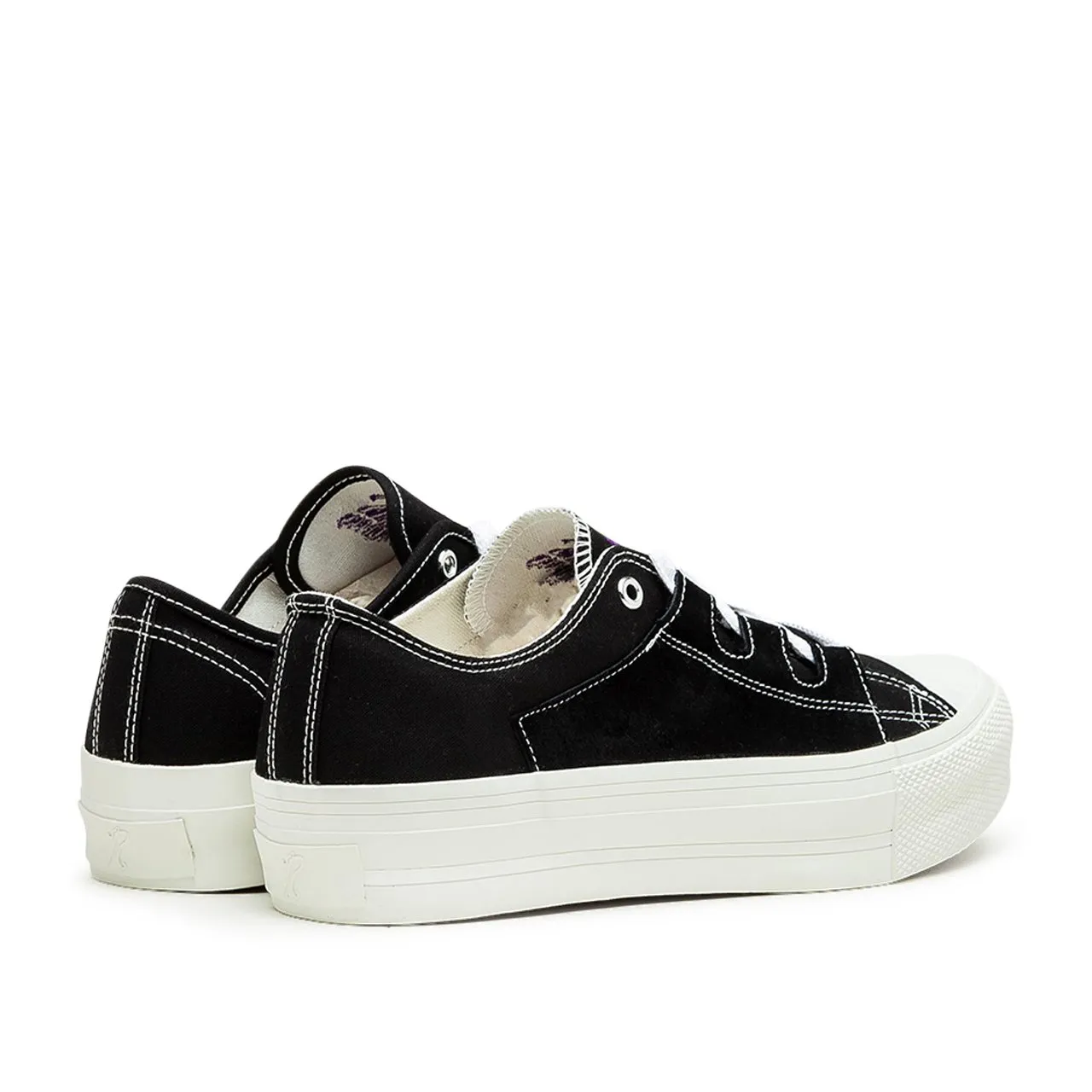 needles asymmetric ghillie sneaker (black)