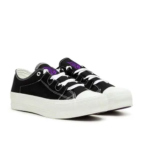 needles asymmetric ghillie sneaker (black)