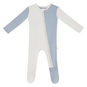 Ocean/Stone Colorblock Footie
