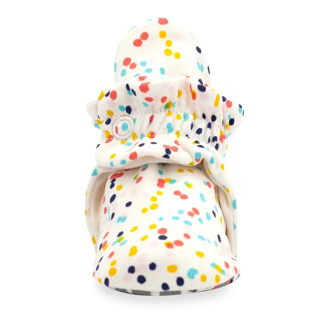 Organic Cotton Baby Booties - Confetti