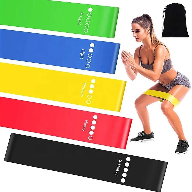 Premium Quality Resistance Bands Sets for Trainers, Bootcamp, Gym for Men and Women in Fun(10 Pack)