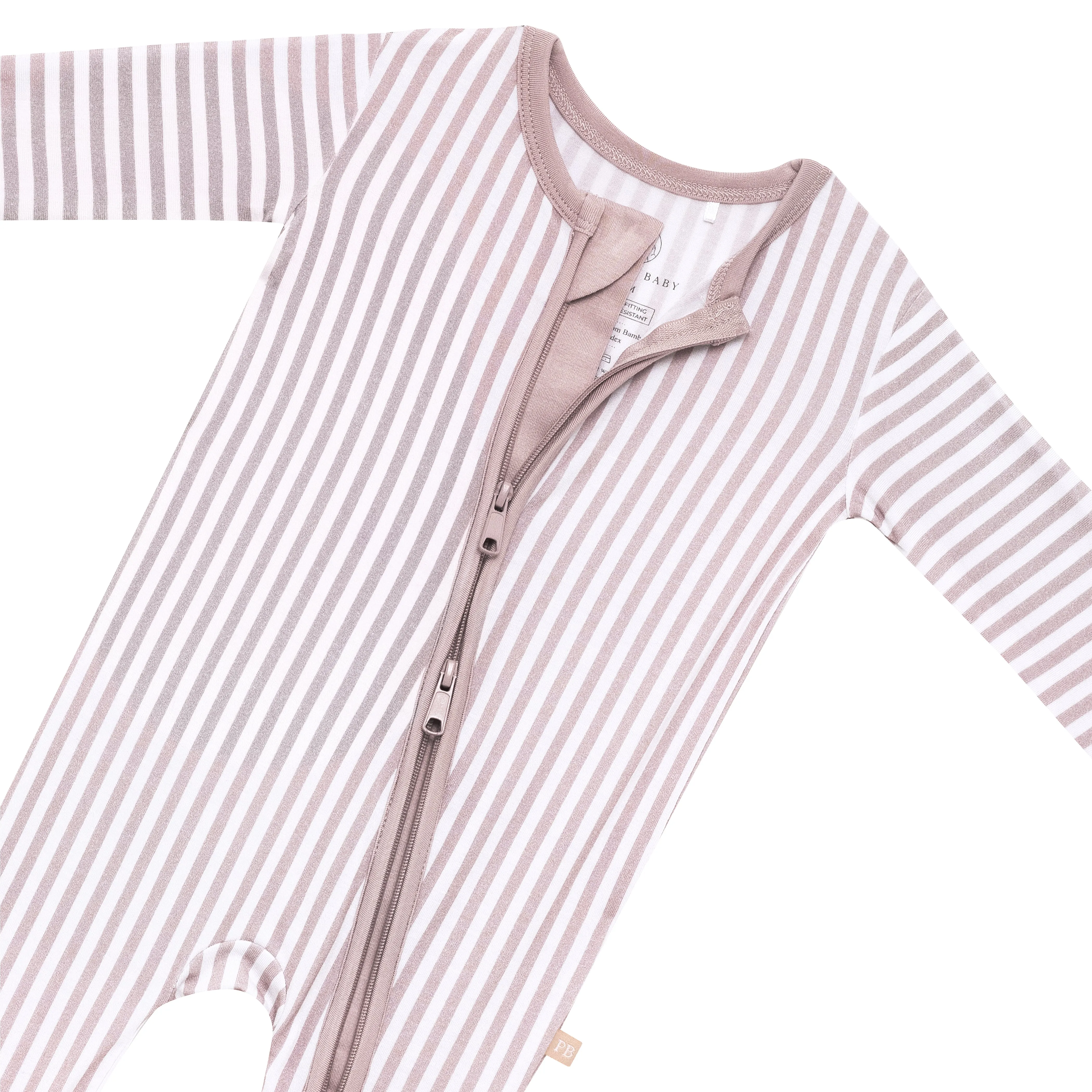 Quartz Striped Footie
