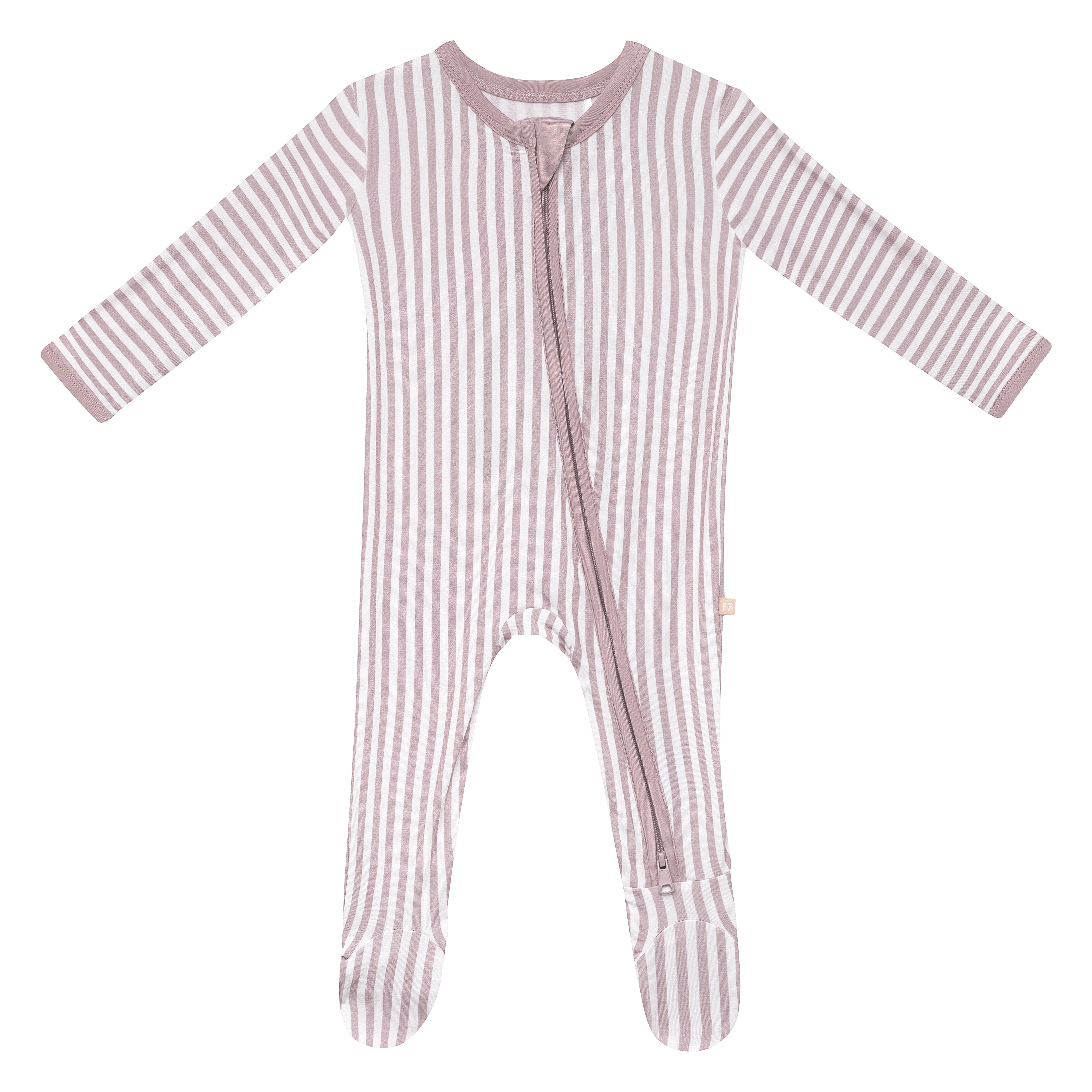 Quartz Striped Footie