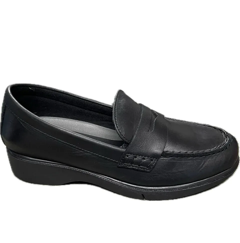 Saydo Amber Leather Loafers  Green   Black