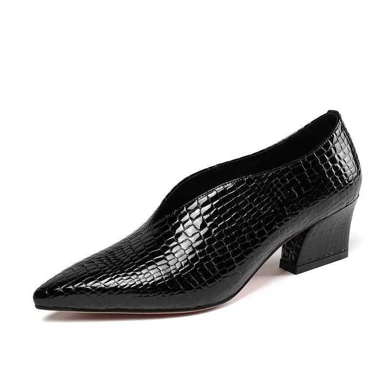 Serpatura Slip-On Business Heels