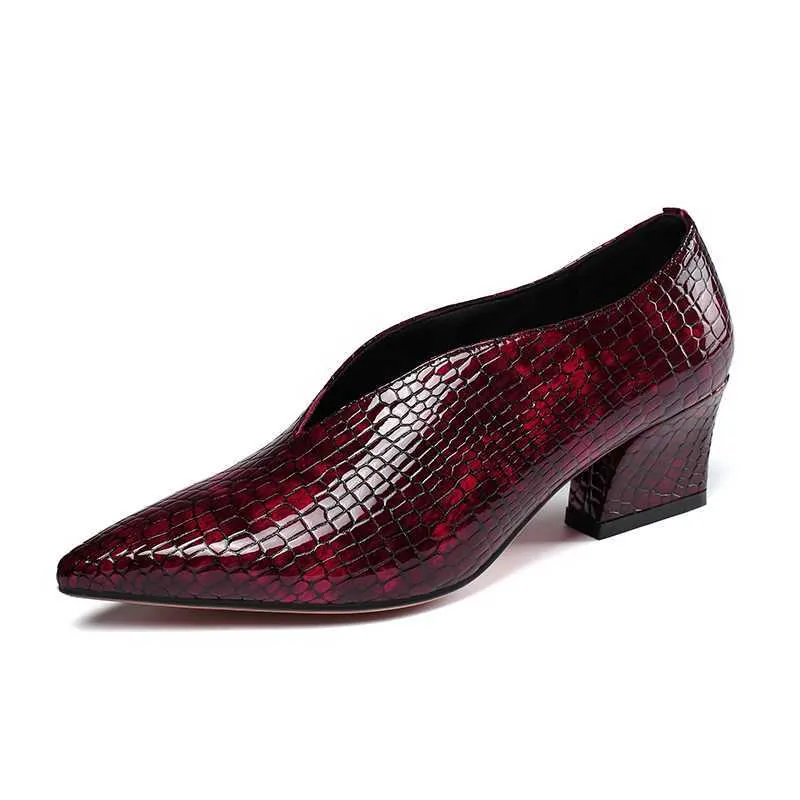 Serpatura Slip-On Business Heels