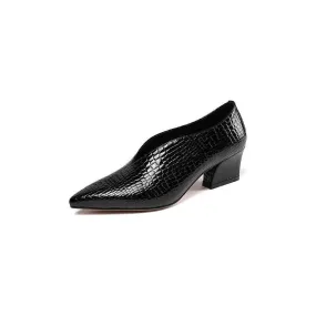 Serpatura Slip-On Business Heels