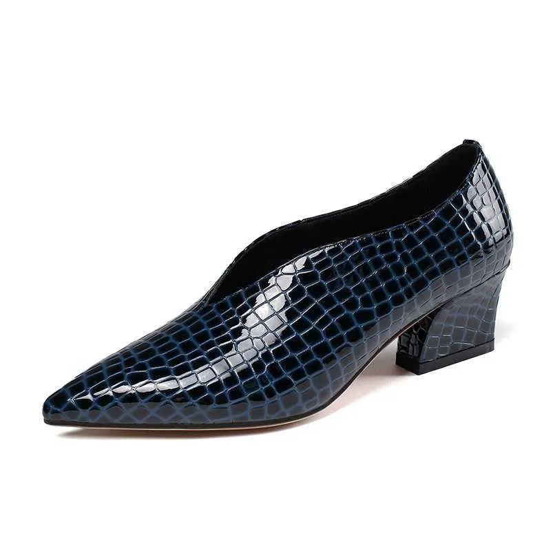 Serpatura Slip-On Business Heels