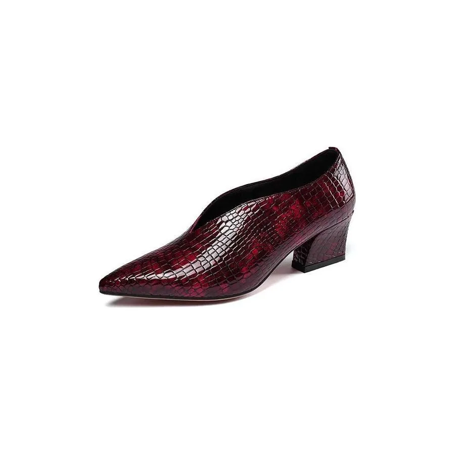 Serpatura Slip-On Business Heels