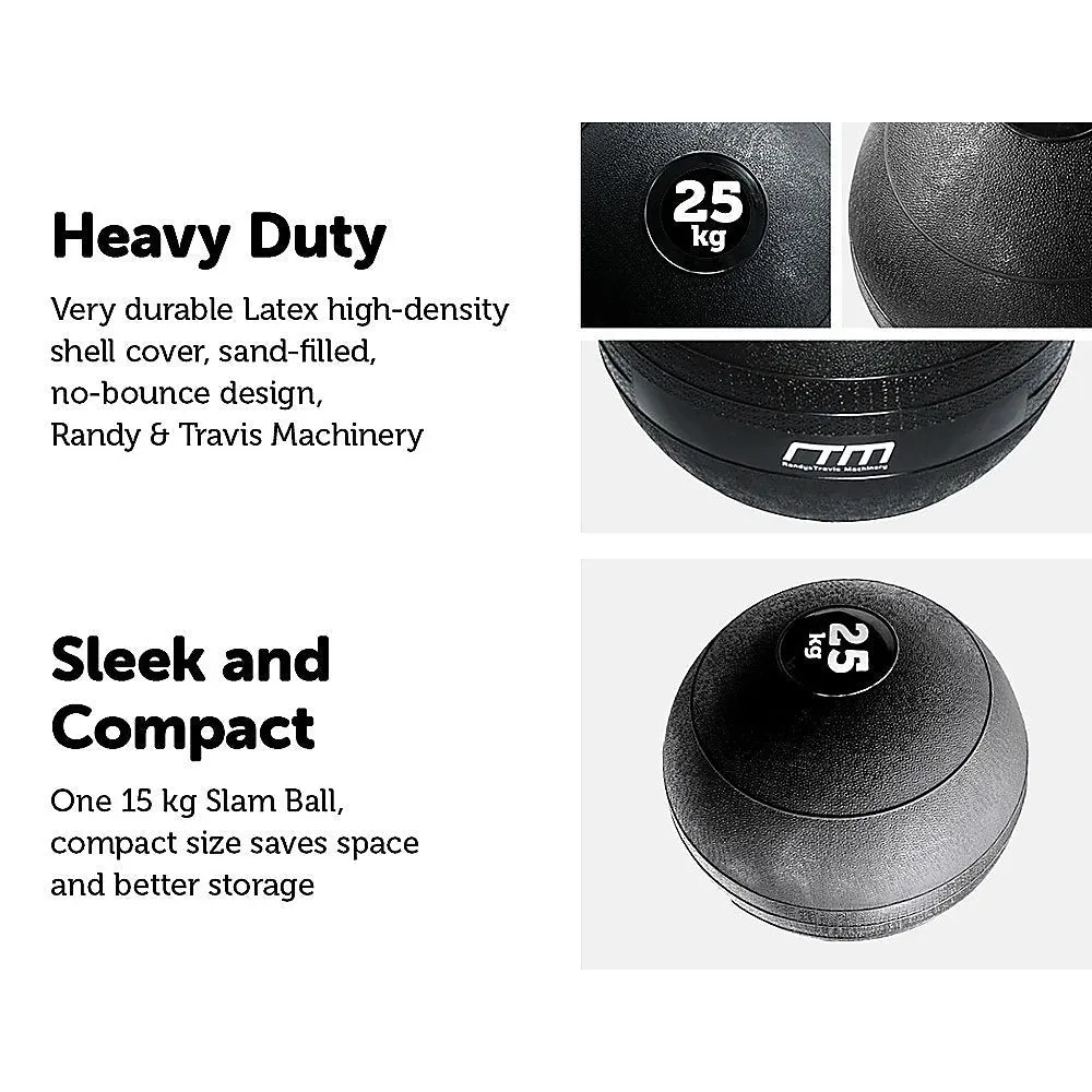 Slam Ball No Bounce 25kg - Crossfit Fitness MMA Boxing Bootcamp