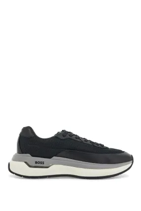 sneakers void_runn_ltny dark blue mix materials rubber sole 50529514 DARK BLUE