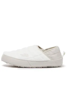 The North Face Women's ThermoBall V Denali Traction Mules - Gardenia White/Silver Grey