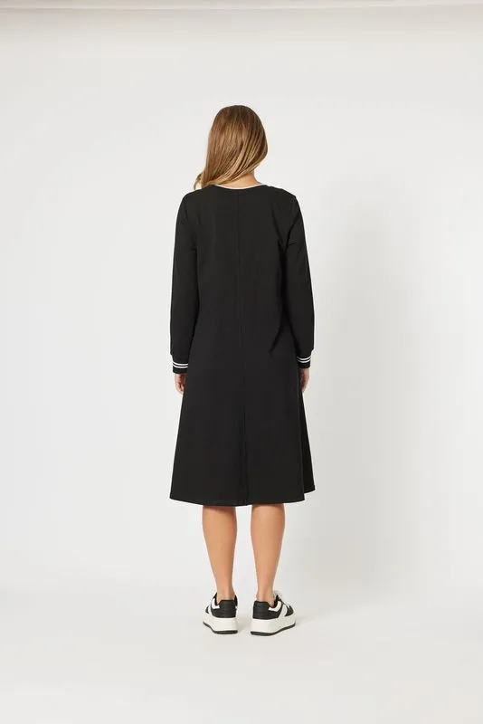 Threadz 'Urban Sport Dress' - Black