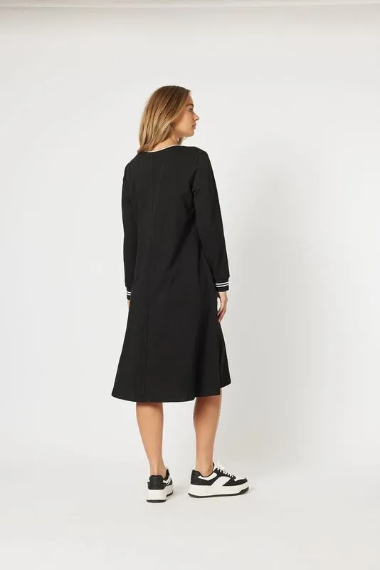 Threadz 'Urban Sport Dress' - Black