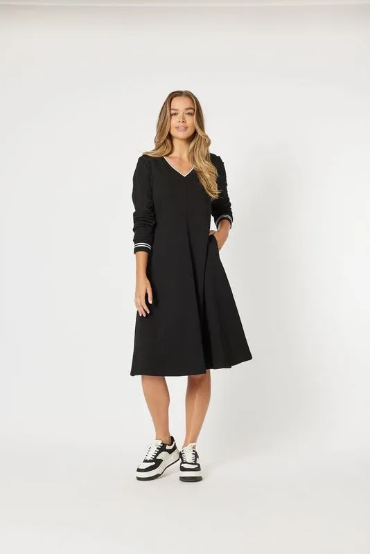 Threadz 'Urban Sport Dress' - Black
