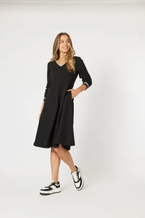 Threadz 'Urban Sport Dress' - Black