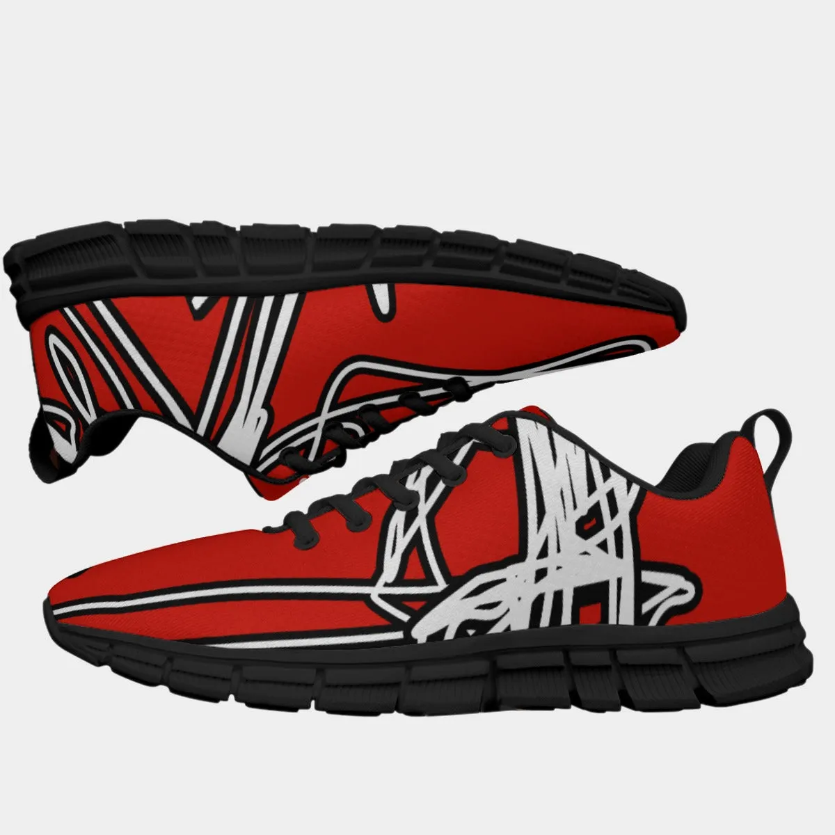 tiesu | Men N-Tangle Dopelines Sneakers-2Red